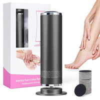 Electric Foot Callus Remover with Non-Slip Texture for Foot Care with Speed Control and 60 Replacement Sandpaper Discs